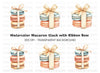Stacked Macaron Gift Clipart Bundle