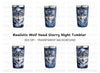 Wolf Tumbler Celestial Night Clipart Bundle