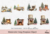 Cozy Fireplace Clipart Bundle