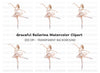 Elegant Ballerina Clipart Bundle
