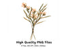 Rustic Flower Bouquets Clipart Bundle