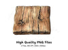 Rustic Wood Plank Clipart Bundle