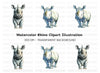 Cute Baby Rhino Clipart Bundle