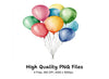 Balloon Clipart Bundle