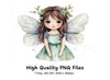 Sparkling Fairy with Wand Clipart Bundle