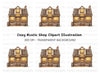 Cozy Cottage Clipart Bundle