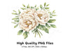 Peony Bouquet Clipart Bundle