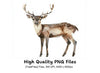 Abstract Deer Clipart Bundle