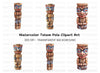 Native American Totem Pole Clipart Bundle