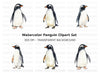 Gentoo Penguin Clipart Bundle