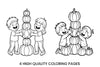 Kids Stacking PumpkinsFun Coloring Books