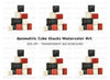Stacked Cubes Clipart Bundle
