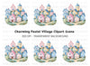 White Jellyfish Illustration Clipart Bundle