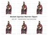 Spartan Warrior Illustration Clipart Bundle