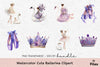 Cute Ballerina Clipart Bundle