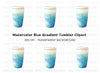 Blue Travel Clipart Bundle