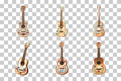 Floral Guitar Folk Art Clipart Bundle - CraftNest - Digital Crafting and Art