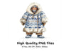 Traditional Inuit Children Clipart Bundle