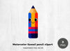 Kawaii Pencil Clipart Bundle