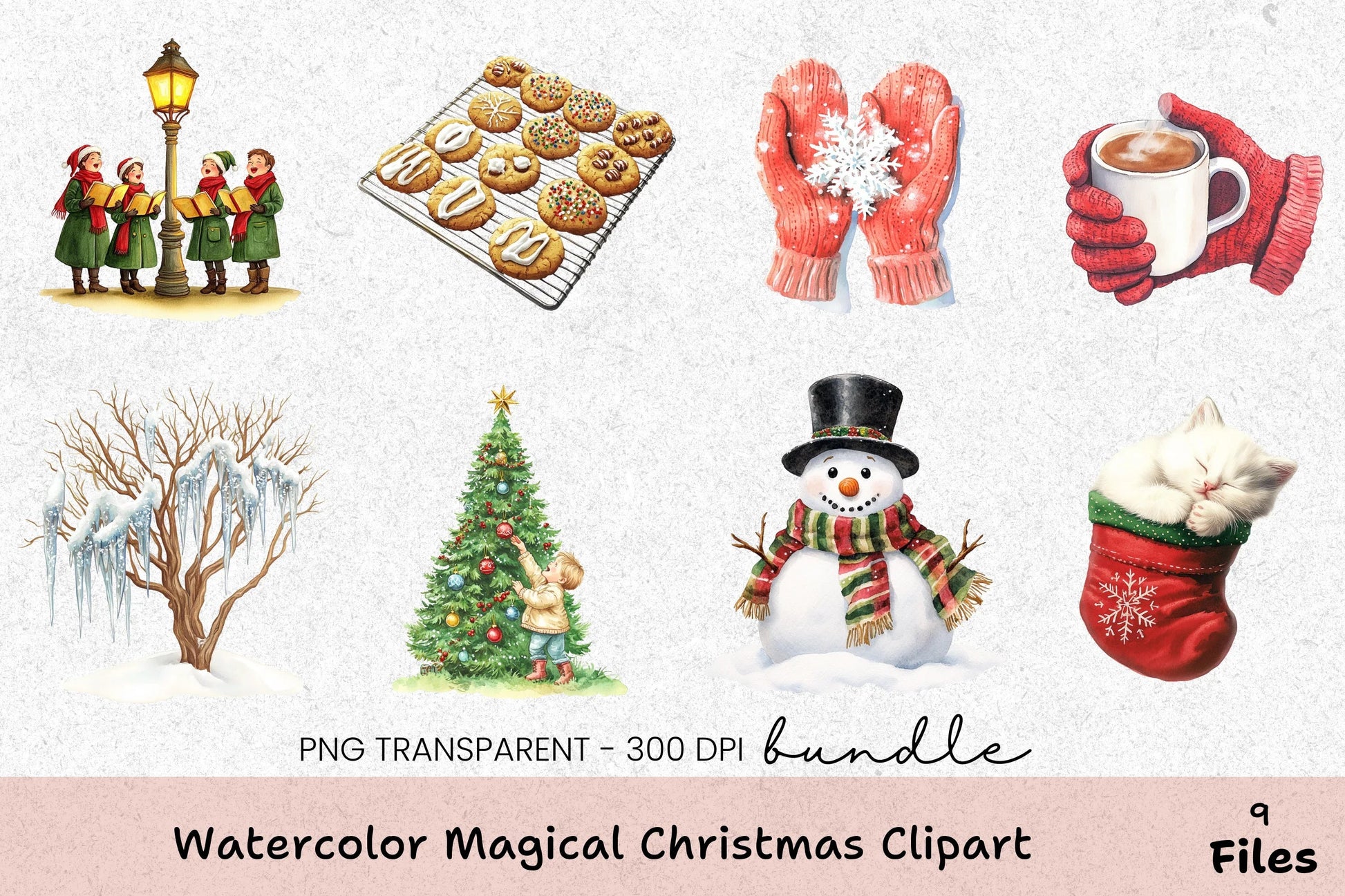 Magical Christmas Clipart Bundle - CraftNest - Digital Crafting and Art