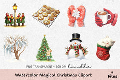 Magical Christmas Clipart Bundle - CraftNest - Digital Crafting and Art