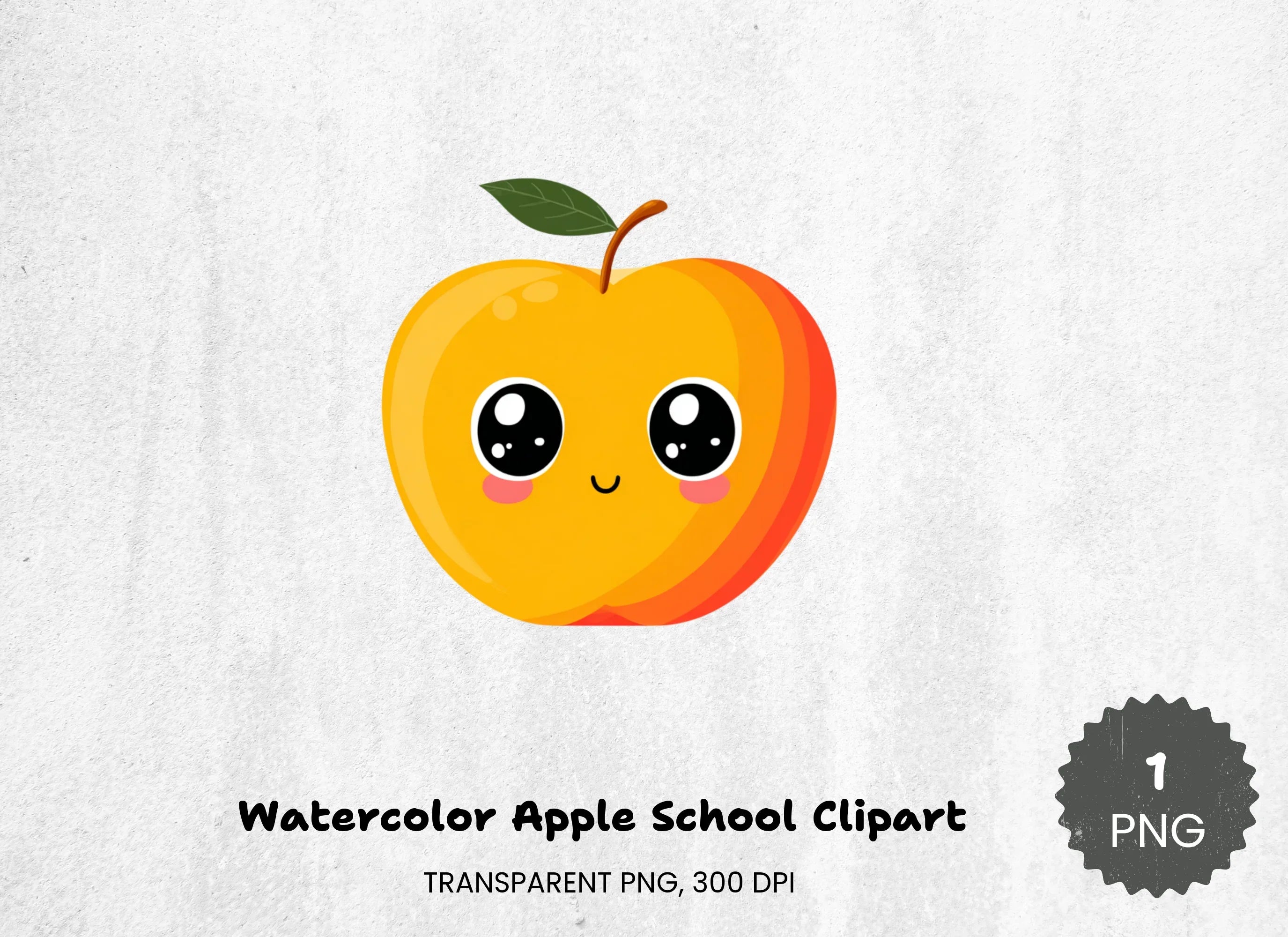 Apple School Clipart Bundle for Teachers and Students - CraftNest - Digital Crafting and Art
