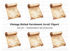 Aged Scroll Clipart Bundle