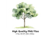 Green Trees Clipart Bundle