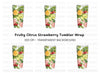 Citrus Berry Tumbler Clipart Bundle
