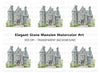 Elegant Stone Manor House Clipart Bundle