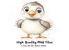 Sweet Sparrow Bird Clipart Bundle