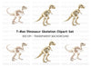 Dinosaur Skeleton Clipart Bundle