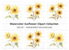 Sunflower Clipart Bundle