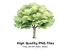 Green Tree Clipart Bundle