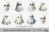 Spooky Halloween Ghost Clipart Bundle