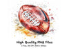 Dynamic Football Duo Clipart Bundle