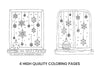 Winter Window Ornament Coloring Books