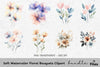 Soft Floral Bouquets Clipart Bundle