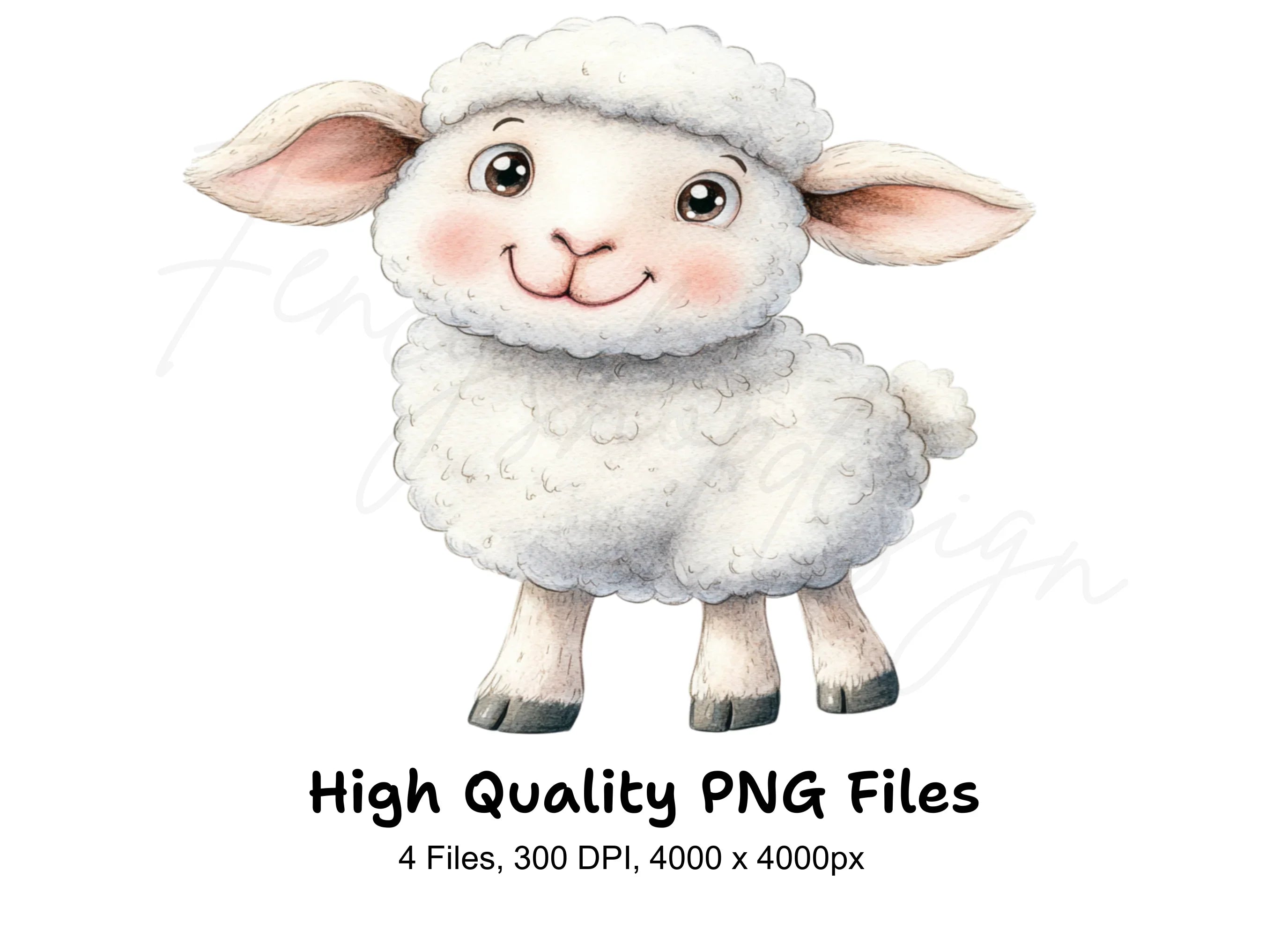 Charming Sheep and Lamb Clipart Bundle
