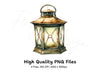Vintage Lanterns Clipart Bundle