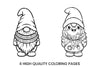 Cozy Autumn Gnomes Coloring Books