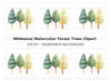 Decorative Tree Clipart Bundle