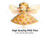 Golden Fairy Clipart Bundle