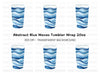 Blue Waves Tumbler Clipart Bundle