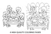 Thanksgiving Kids Coloring Books