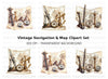 Vintage Navigation Tools Clipart Bundle