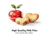 Apples and Heart Cookies Clipart Bundle
