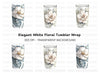 Elegant Magnolia Tumbler Clipart Bundle