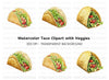 Delicious Tacos Clipart Bundle