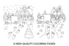 Winter Delivery Truck Coloring Books